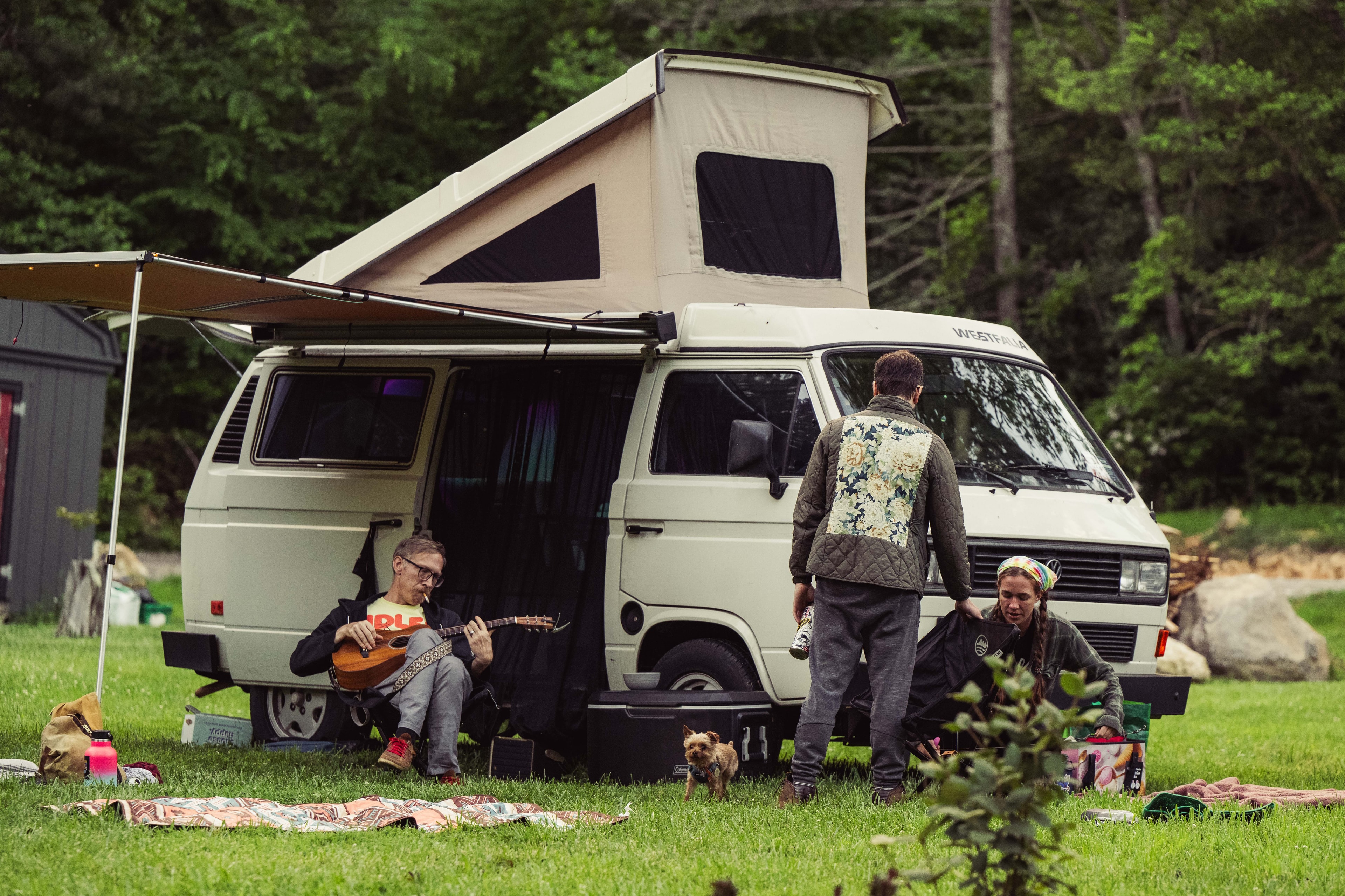 Van and RV camping at Wunderland Resort in Old Fort, NC